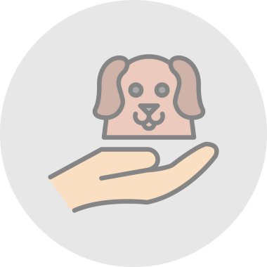 evcil hayvan yassı simgesi