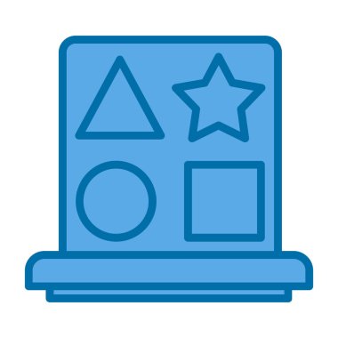 İş ve vektör illüstrasyonu için web simgesi