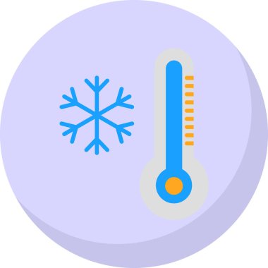 Termometre. Web simgesi basit illüstrasyon