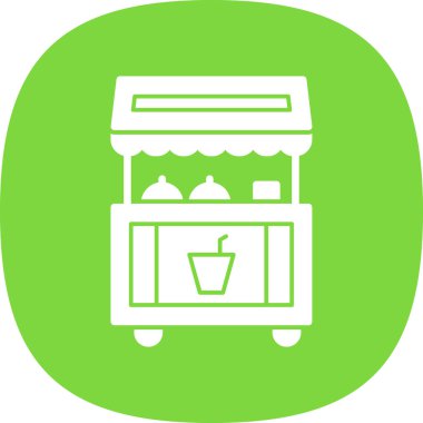 Gıda simgesinin vektör illüstrasyonu