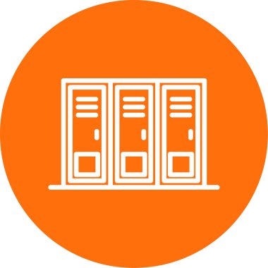 Sunucu. Web simgesi basit illüstrasyon