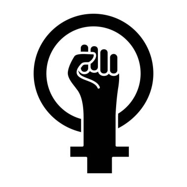 Kadın figürlü feminizm sembolü