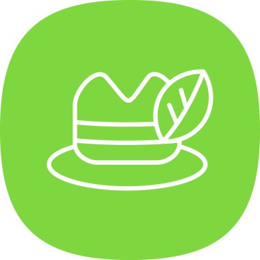 Bir şapka illüstrasyonu