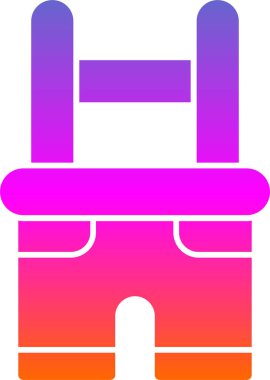 Tek bir simgenin vektör illüstrasyonu