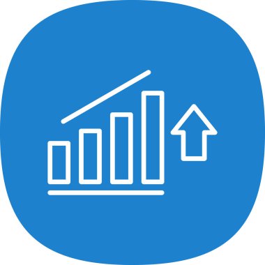 grafik simgesinin vektör illüstrasyonu