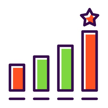İş simgesinin vektör illüstrasyonu