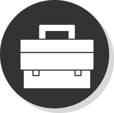  Evrak Çantası'nı web simge vektör çizim 