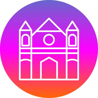 Bina. Web simgesi basit tasarım