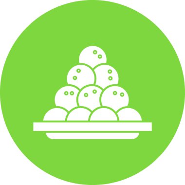 Köfteli kase, vektör çizimi 