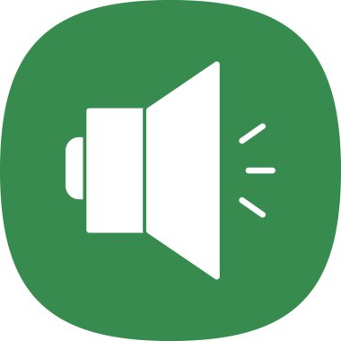 Ses simgesinin vektör illüstrasyonu 