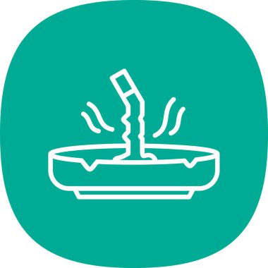 Küllük. Web simgesi basit illüstrasyon