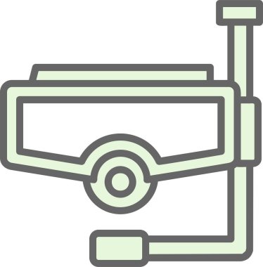 Nöral Dalış Gear simgesi - taslak biçimi