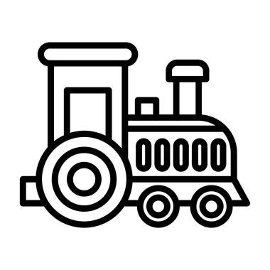 Toy train. web icon simple design