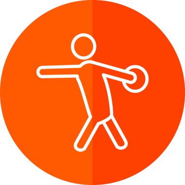 Bir insan simgesinin vektör illüstrasyonu