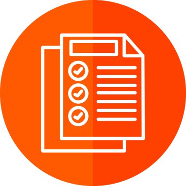 Dosya simgesi. Düz tasarım.