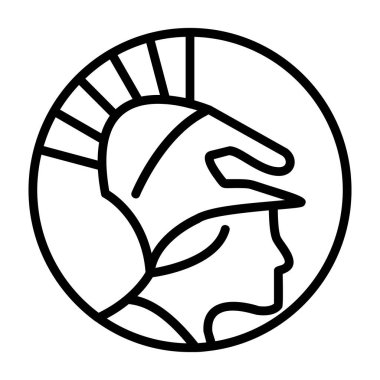 Yunan miğferli Yunan tanrıçası, Antik Yunan tanrısı, çizgi sanatı, antik Yunan tanrıçası, tanrıça tanrıçası, Yunan tanrı tasviri