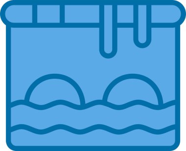 Su. Web simgesi basit tasarım