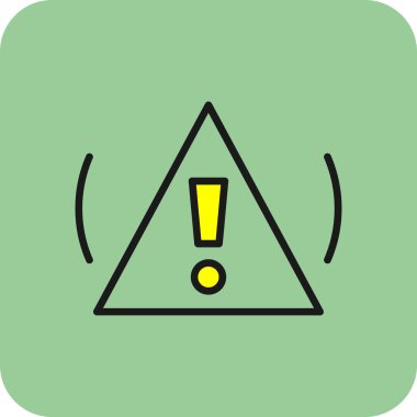 Uyarı işareti, vektör illüstrasyonu 