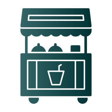 Gıda simgesinin vektör illüstrasyonu