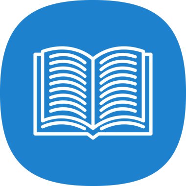 kitap simgesi, vektör illüstrasyonu basit tasarım