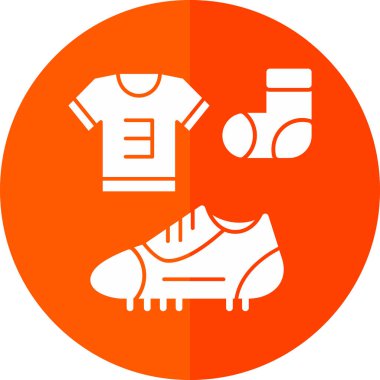 Spor ve moda ikonunun vektör illüstrasyonu