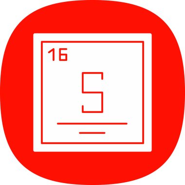 Tek izole edilmiş simgenin vektör illüstrasyonu