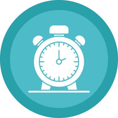 vektör alarm saati düz resimleme