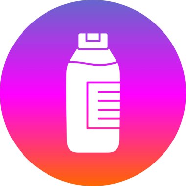 süt paketi simgesinin vektör illüstrasyonu 