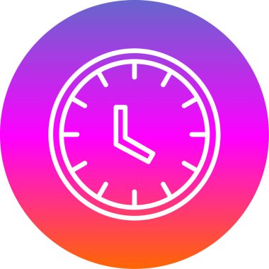 zaman, saat vektör simgesi, illüstrasyon 