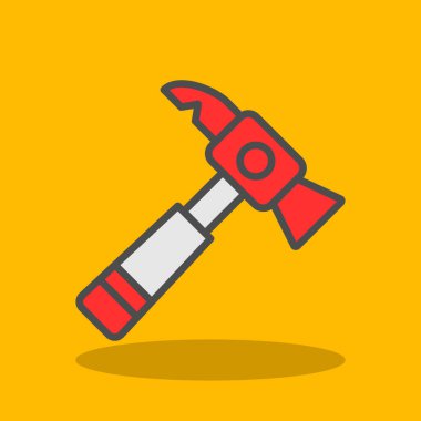 Ters çekiç. Web simgesi basit tasarım 