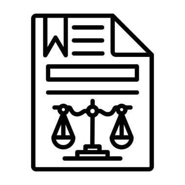 İş belgesi simgesi, özet biçimi