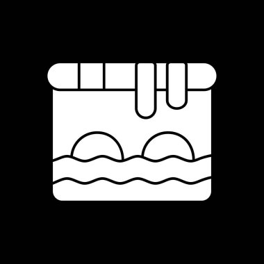 Modern simgenin vektör illüstrasyonu