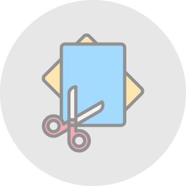 belge simgesi vektör illüstrasyonu