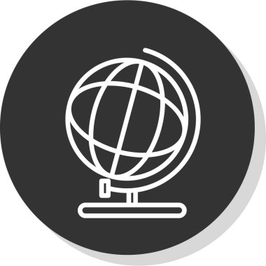  dünya web simgesi, vektör illüstrasyonu