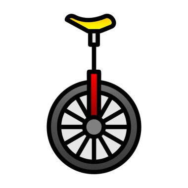 sarı bisiklet izole edilmiş simgesi