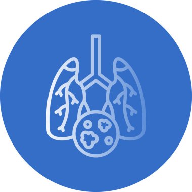 vektör ciğerleri simge illüstrasyonu