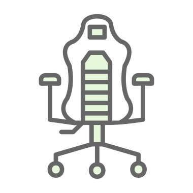 Hava filtresi simgesi, ince çizgi biçimi tasarımı, doğrusal vektör web tasarım işareti, beyaz arkaplan üzerinde düzenlenebilir ana hatları olan renkli konsept sembolü.