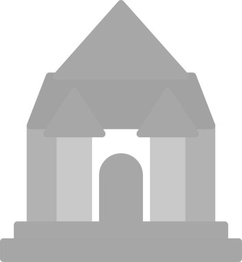 bina evi simgesi düz stil