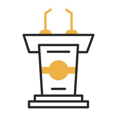 Petrol rafinerisi ikonu. Ağ için petrol tankı vektör simgelerinin özet çizimi