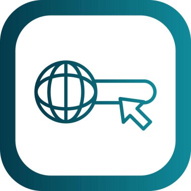 Web sitesi vektör düz simgesi 