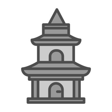 vektör ince çizgi simgesi oluşturuluyor