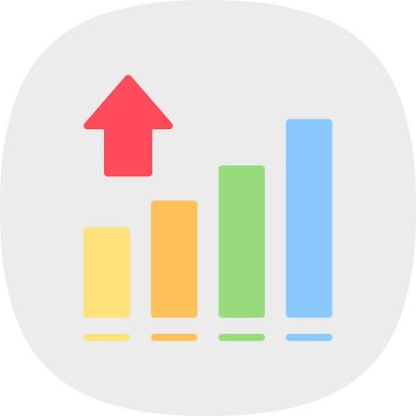 bar çizelgesi simgesi, vektör illüstrasyonu