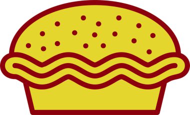 pasta simge vektör çizim  