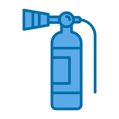 Yangın söndürme simgesi, vektör illüstrasyonu 