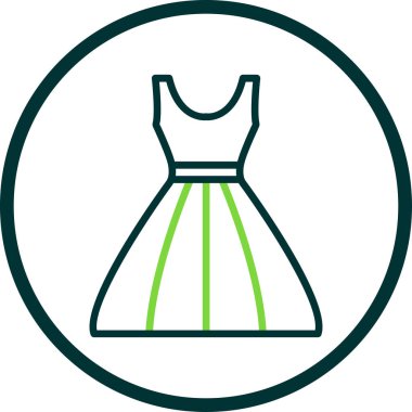 elbise simgesi, vektör illüstrasyonu basit tasarım