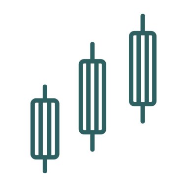 Bir noel ağacı simgesinin vektör illüstrasyonu