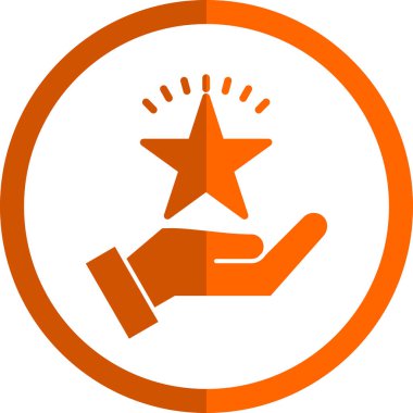 El simgesinin vektör illüstrasyonu 