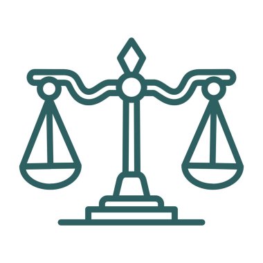 adalet dengesi vektörü illüstrasyonu