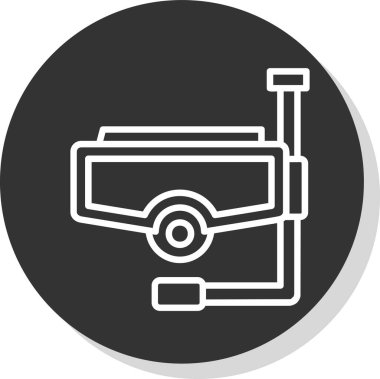 Nöral Dalış Gear simgesi - taslak biçimi