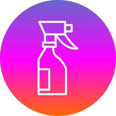 Sprey şişe vektör çizimi